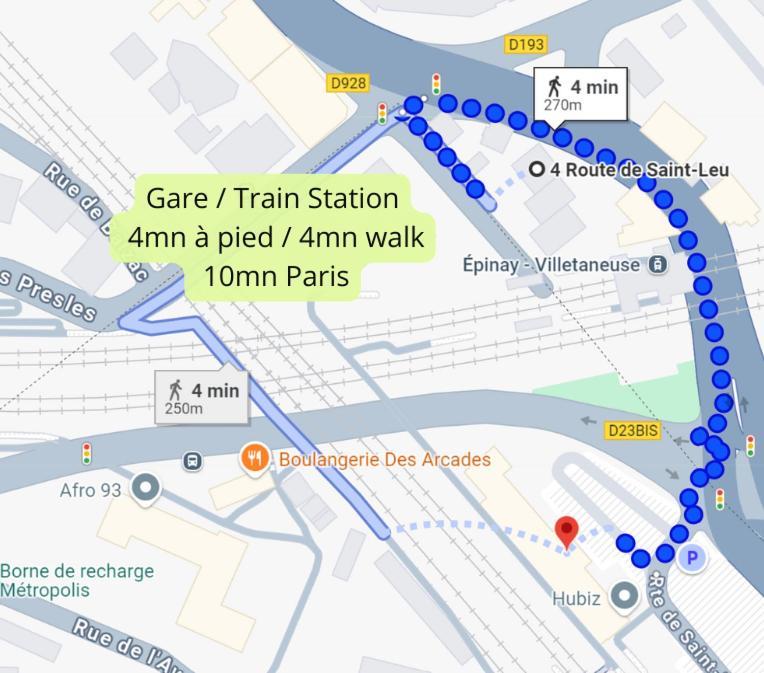 Gare En Face A Pied - Paris 10Mn - Parking Prive Gratuit - De 1 A 8 Personnes - Souplex - Tout Equipe - Entierement Renove Montmagny Екстериор снимка